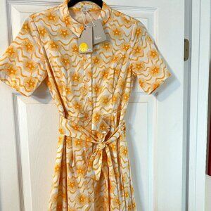 Adorable Boden Summer Star Shirt Dress